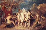 William Etty Thwe Judgement of Paris oil on canvas